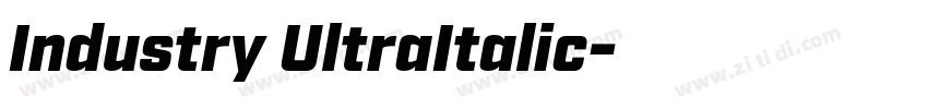 Industry UltraItalic字体转换 Industry UltraItalic字体转换